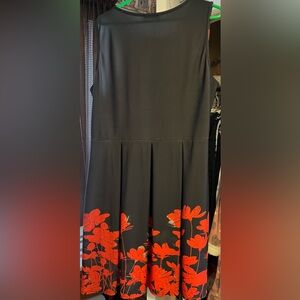 Zulily Brand Lily Navy Blue Sleeveless Dress with White Trim